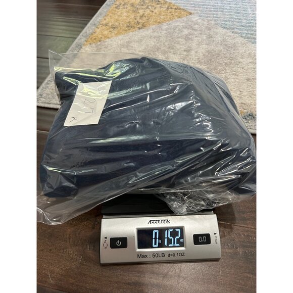 Vintage Top Stitch Navy Cardigan Sweater Embroidered Apple Orchard Sz M Grandma - Picture 10 of 10